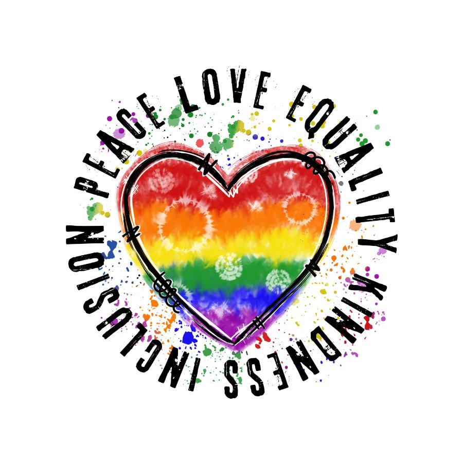 Peace, Love, Equality Design