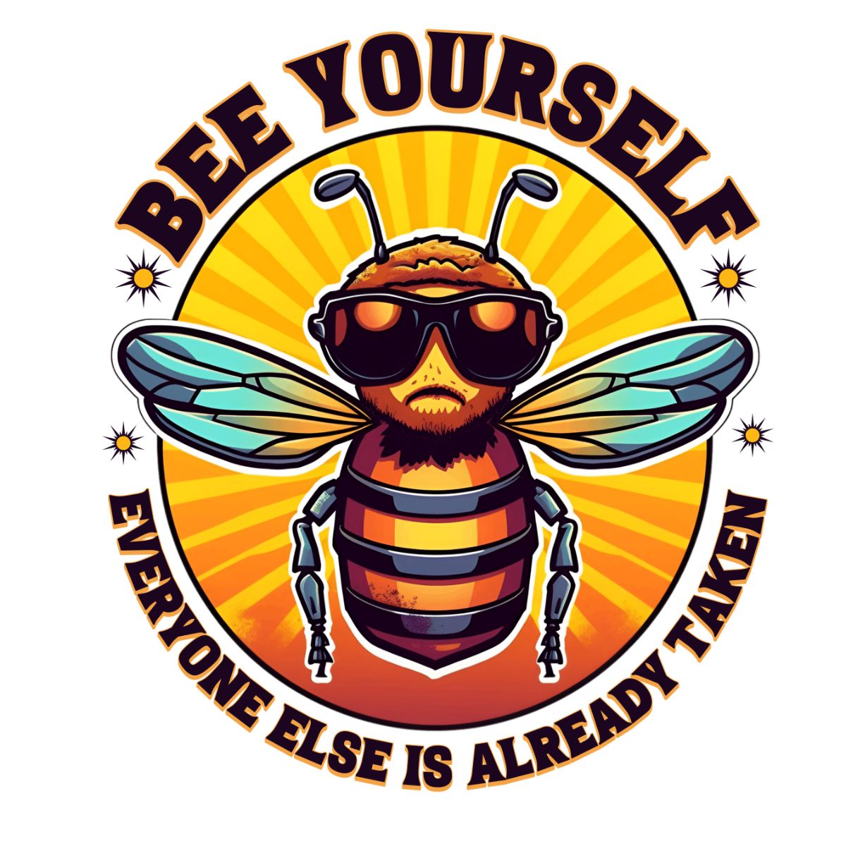 Bee Yourself T-shirt Design