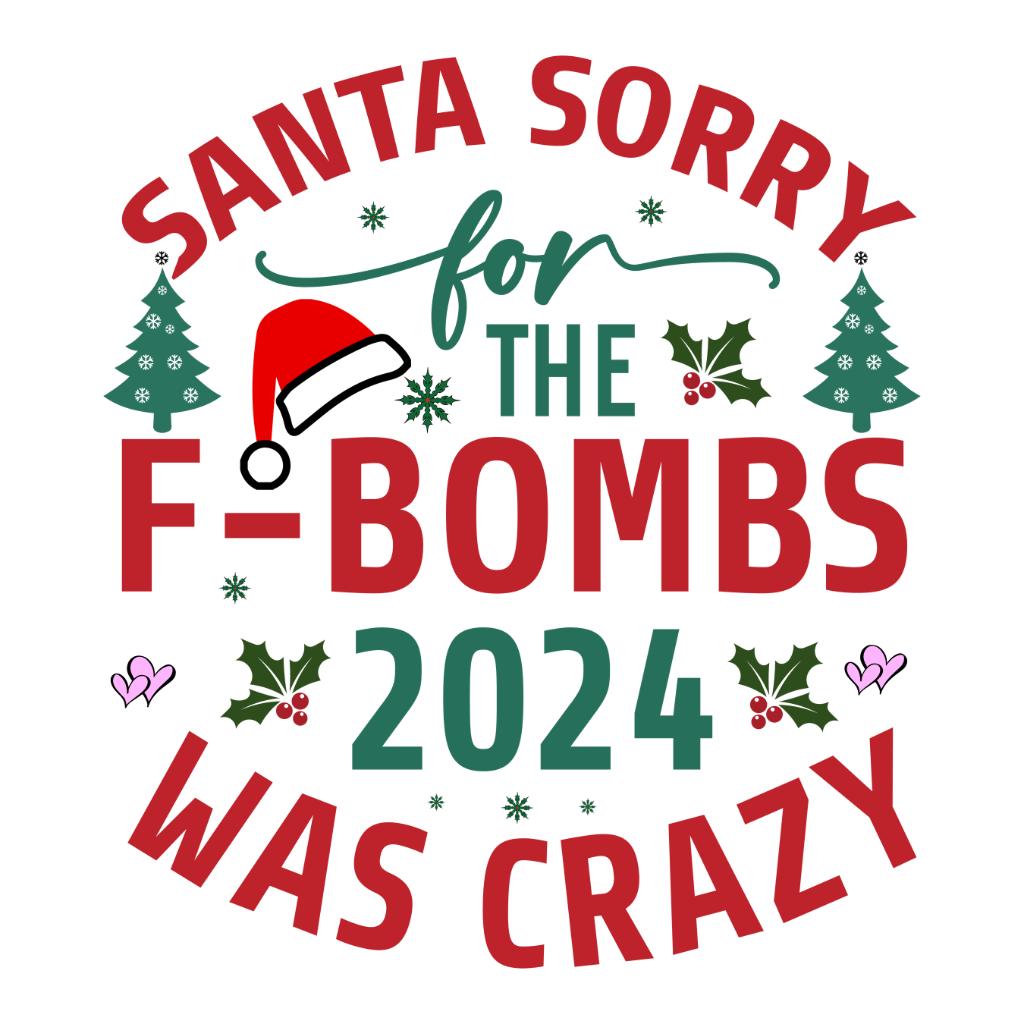 Santa Sorry for the F-bombs 2024 Was Crazy Design